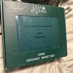 2000 King Organic Sheet Set – green